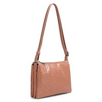 Mada Vegan Leather Triplet Crossbody Bag