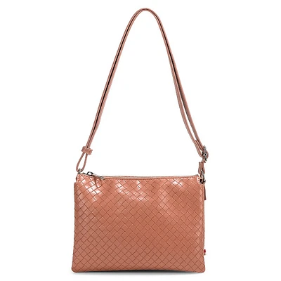 Mada Vegan Leather Triplet Crossbody Bag