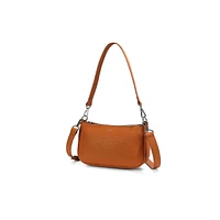 Chloe Vegan Leather Baguette Crossbody Bag