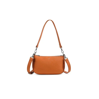 Chloe Vegan Leather Baguette Crossbody Bag
