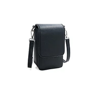 Amber Vegan Leather Tech Crossbody Bag