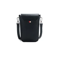 Amber Vegan Leather Tech Crossbody Bag
