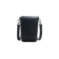 Amber Vegan Leather Tech Crossbody Bag