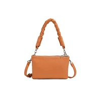 Big Braid Testa Vegan Leather Crossbody Bag