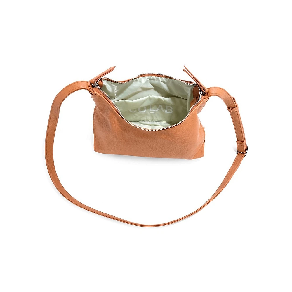 Avenue Masi Vegan Leather Crossbody Bag