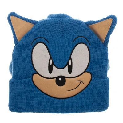 Sega Sonic The Hedgehog 3d Winter Beanie Hat