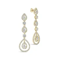 Meryl Drop Earrings Earring Sterling Forever Gold