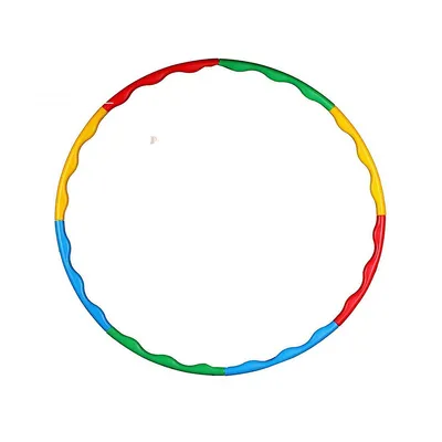 Multi Colour Adjustable Hula Hoop Exercise Fitness Ring Hoopa Hula Ring-Dance and Loose Weight for Aerobics,Gymnastic & Weight Loss (Pack of 1)