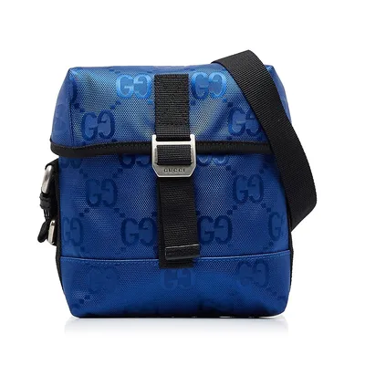Pre-loved Gg Econyl Off The Grid Messenger Bag