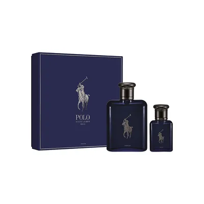 Ensemble-cadeau parfumé pour la fête des Pères Polo Blue, 2 pièces, valeur de 184 $