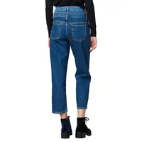 Kitty Layered Straight Mom Jeans