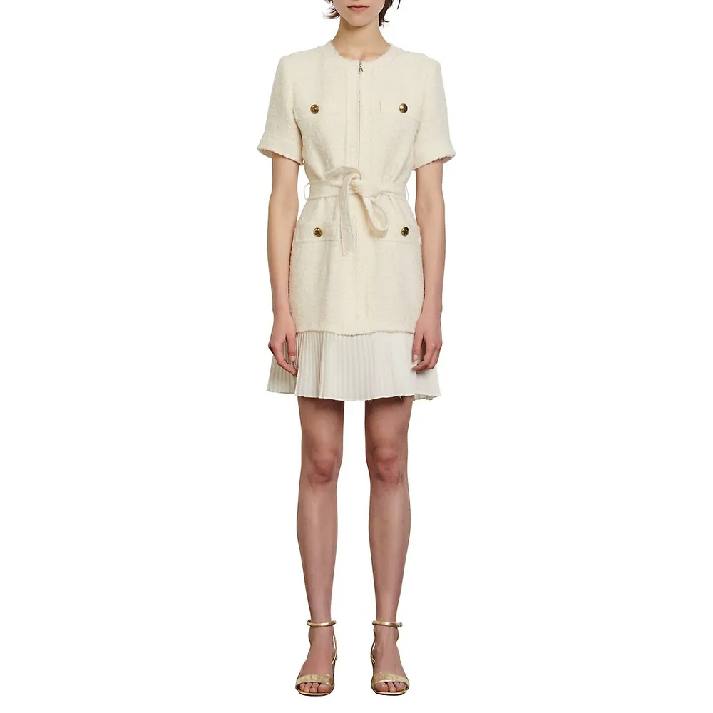 Joana Short Tweed Dress