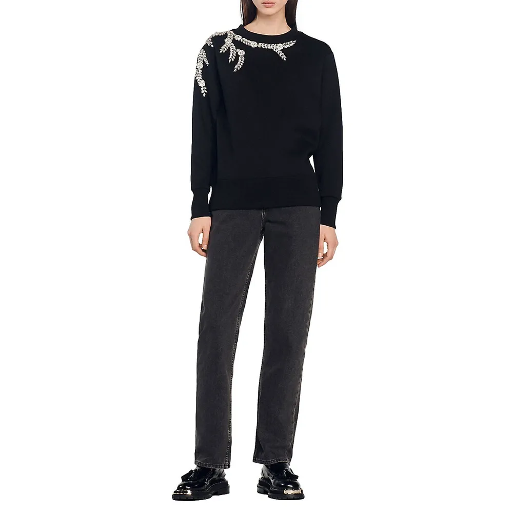 Marceau Embellished Sweatshirt