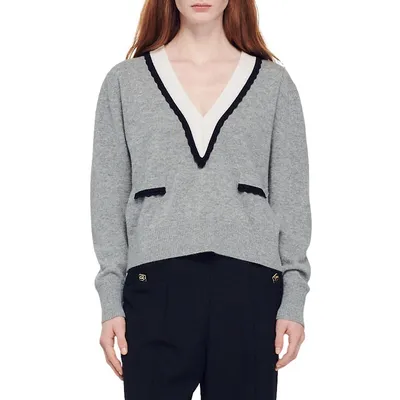 Alisson Faux Pocket Sweater