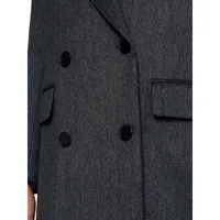 Tim Wool-Blend Double-Breasted Top Coat