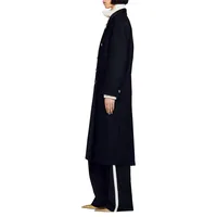 Offy Double-Breasted Wool-Blend Overcoat