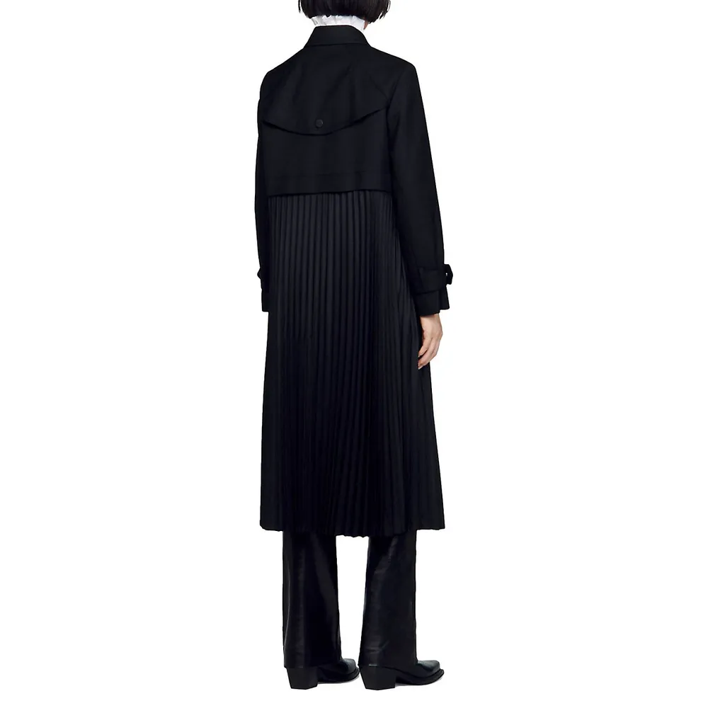 Samy Empire Pleated Coat