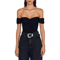 Sagittaire Off-the-Shoulder Bodysuit