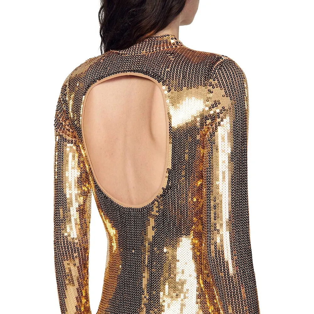 Ciara Midi Sequin Party Dress