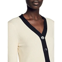 Gabrielle Two-Tone Cardigan