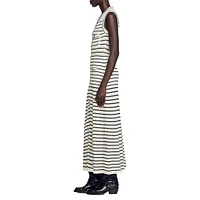 Molina Striped Midi Dress