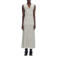 Molina Striped Midi Dress