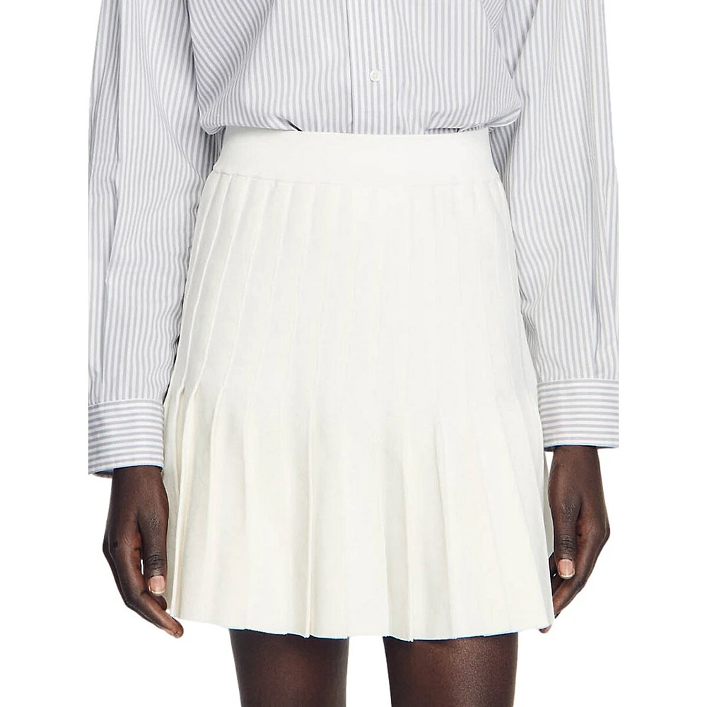 Ilnade Pleated Short Skirt