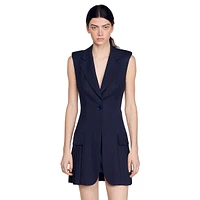 Carine Sleeveless Blazer Dress