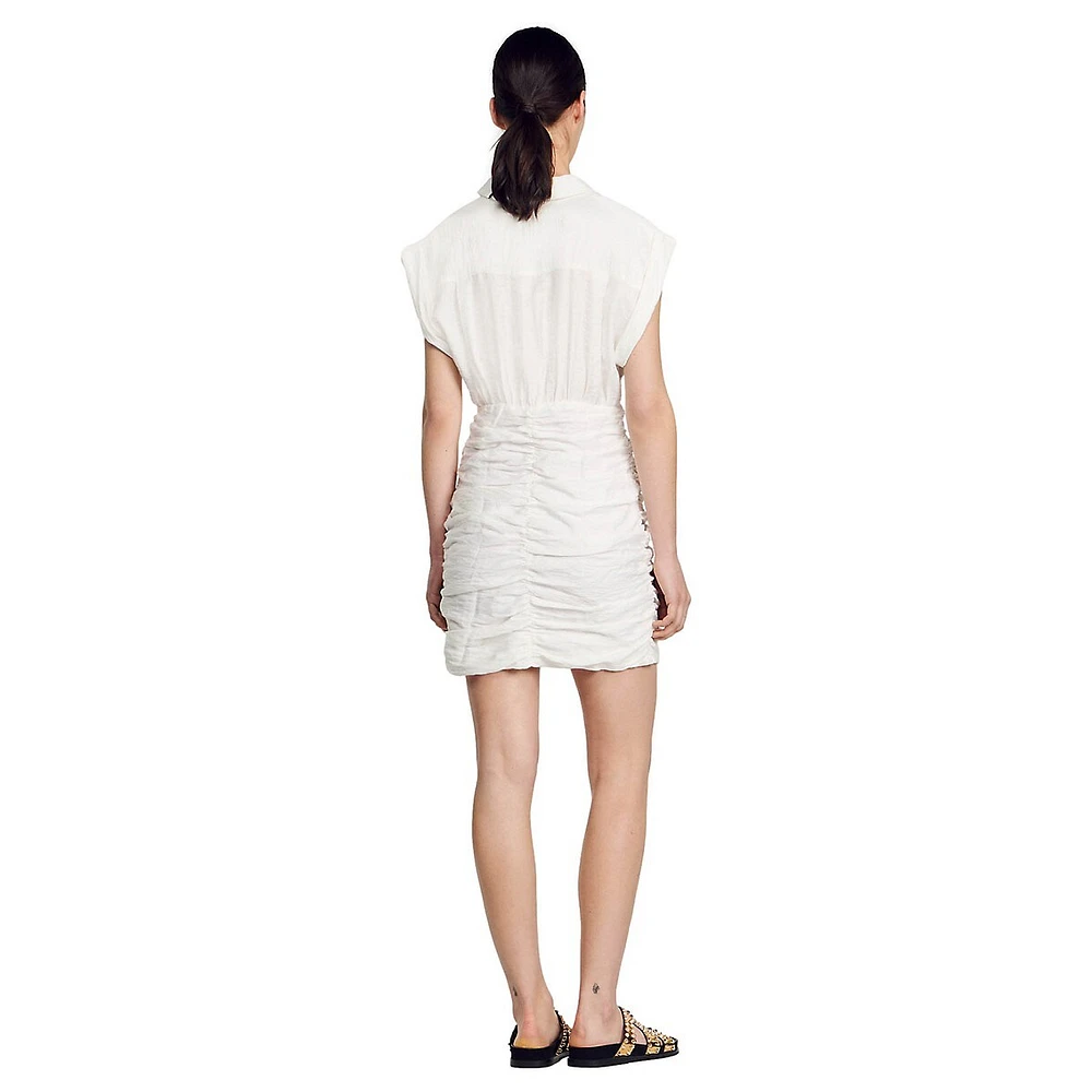 Romy Ruched Mini Dress