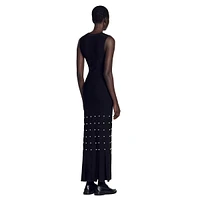 Gildana Embellished Knit Maxi Dress