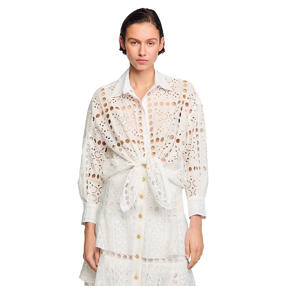 Sarr Broderie Anglaise Shirt