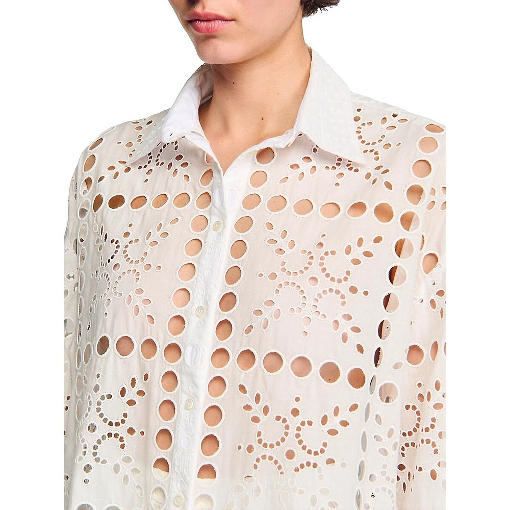 Sarr Broderie Anglaise Shirt