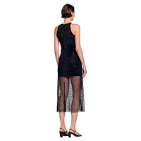 Hollywood Long Mesh Dress