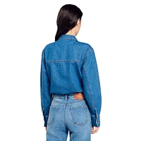 Fullmoon Denim Shirt Bodysuit