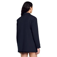 Sarah Wool-Blend Blazer