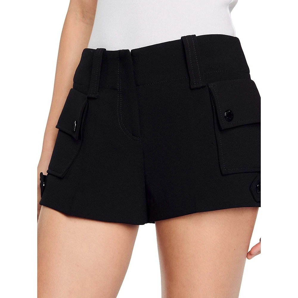 Croft Flap-Pocket Shorts