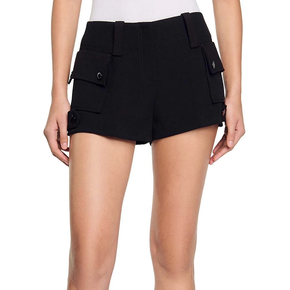 Croft Flap-Pocket Shorts