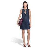 Twiggy Embellished Denim Dress