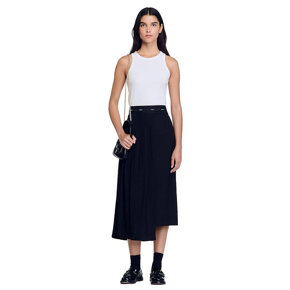 Marianne Asymmetrical Midi Skirt