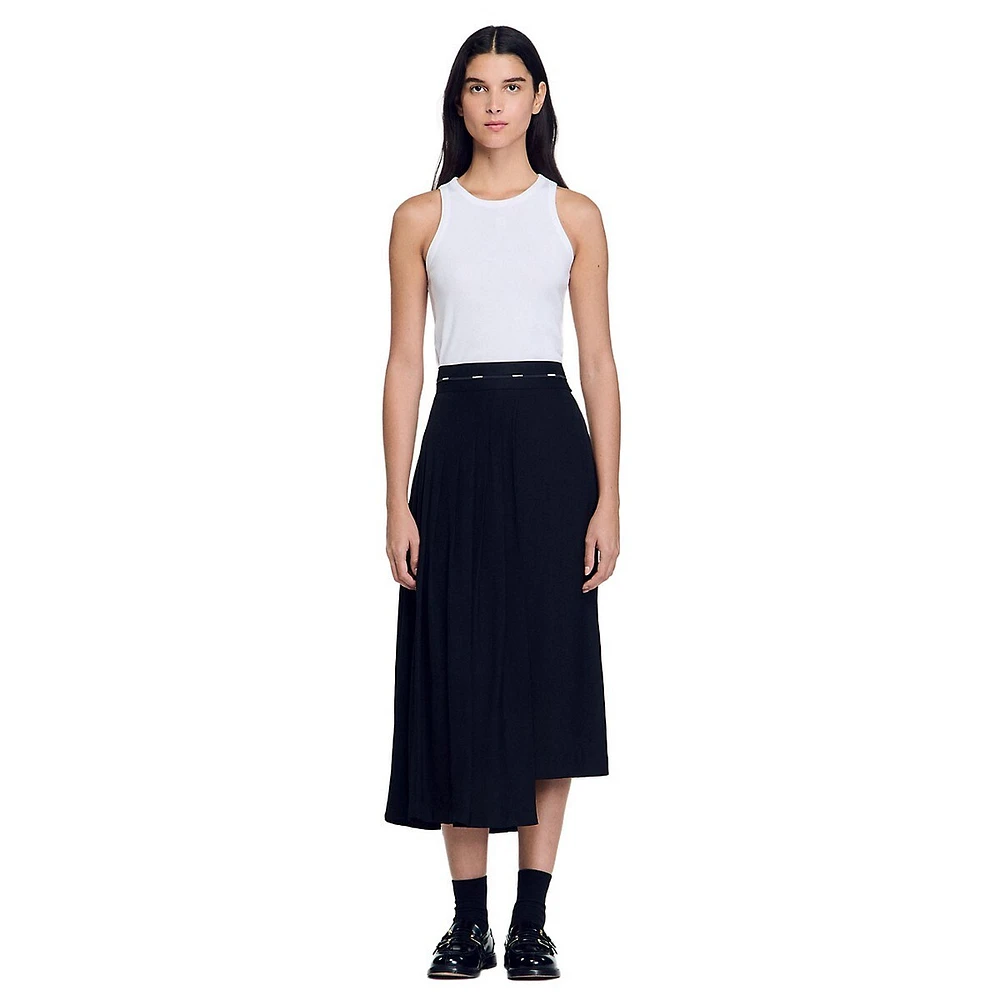 Marianne Asymmetrical Midi Skirt