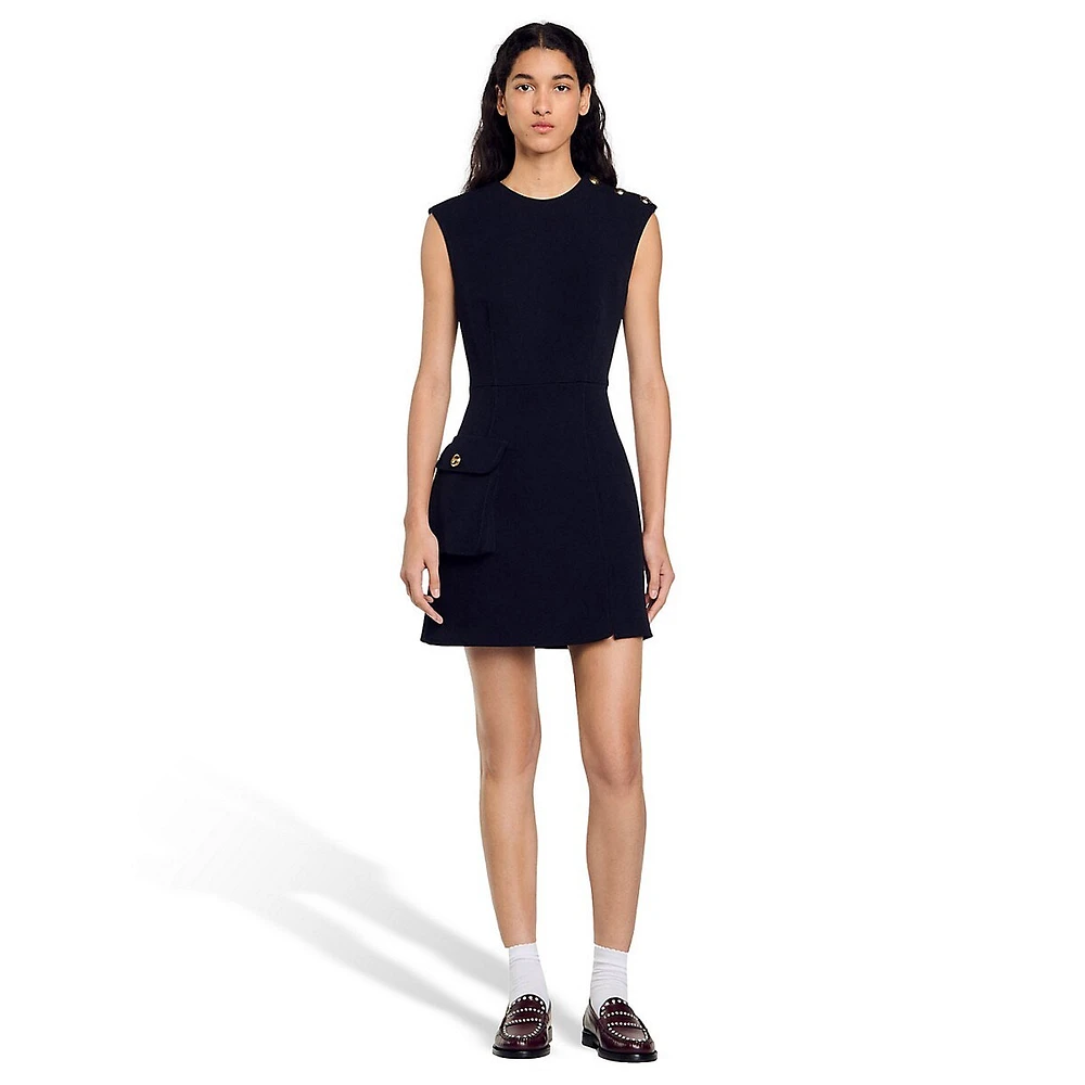 Nicole Crepe Dress