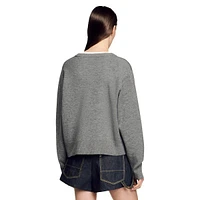 Nimbus Contrast-Collar Sweatshirt