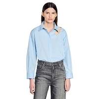 Nuage Diamante-Embellished Cutout Shirt