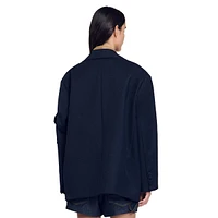 Pablo Oversized Wool-Blend Blazer