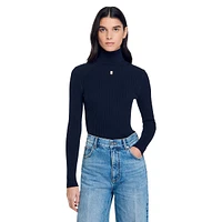 Eline Textured Turtleneck Sweater