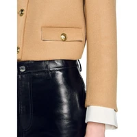 Chamana Roundneck Cuff Blazer