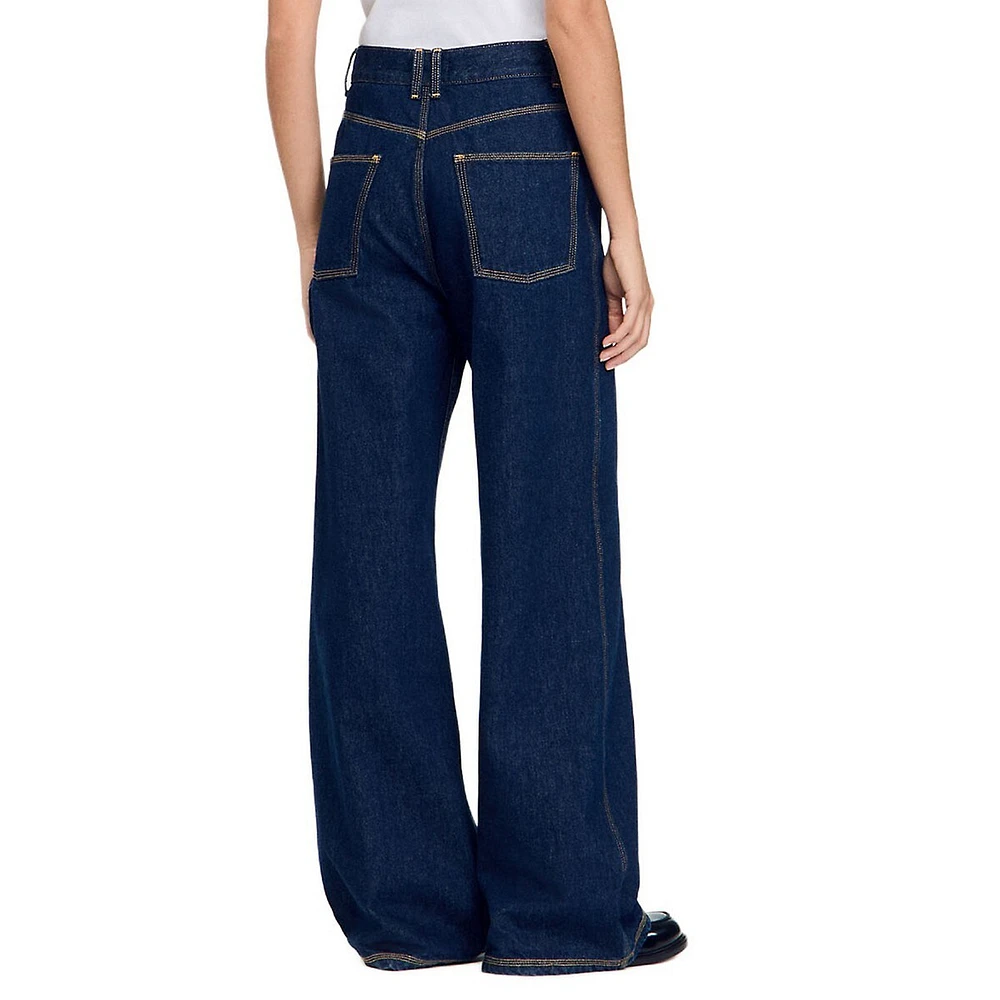 Ismael Slouchy Wide-Leg Jeans