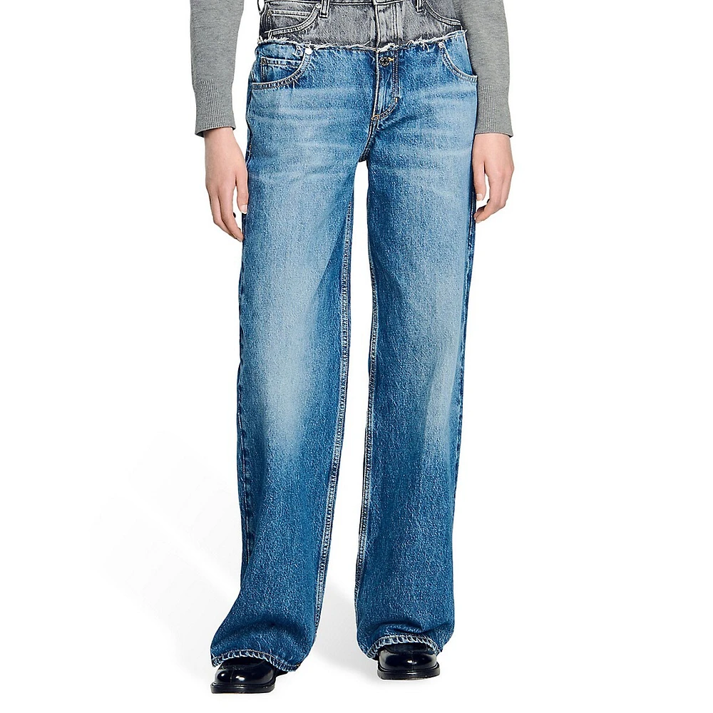 Kitt Relaxed Double-Waist Jeans