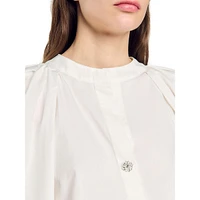 Sofiana Balloon-Sleeve Shirt