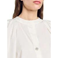 Sofiana Balloon-Sleeve Shirt